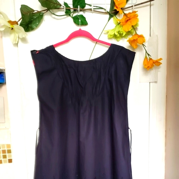 Cauliflower Navy Blue Dress CA 16FT461 NWT - Picture 5 of 8